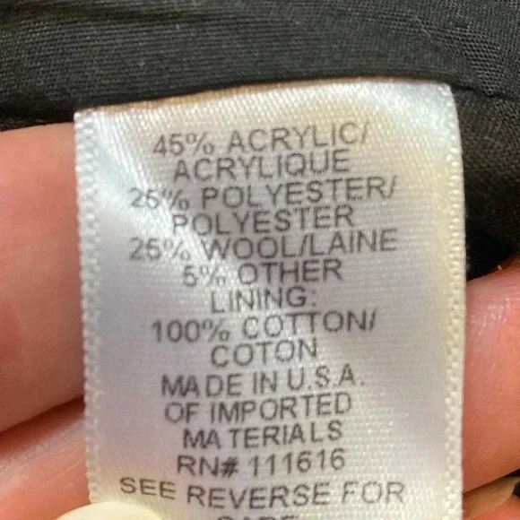 Neige from Paris wide Leg Crop Trousers Tweed Pleated Black & beige - Picture 7 of 9